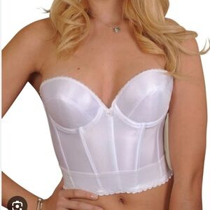 White Strapless Corset from Carnival | size: 44D